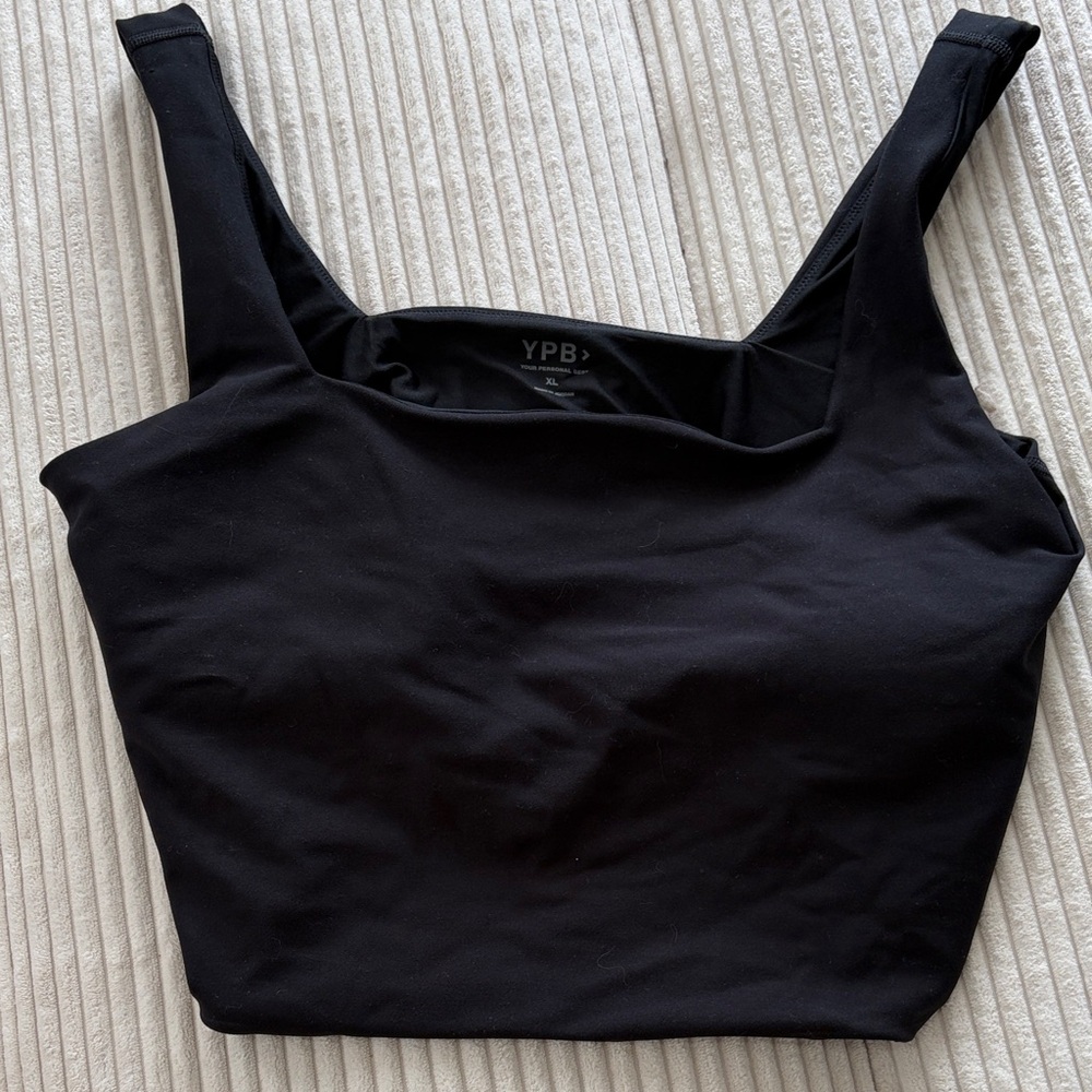 Abercrombie & Fitch Black Square Neck Camisole (YPB)